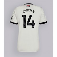 Manchester United Christian Eriksen #14 Tretí futbalový dres 2024-25 Krátky Rukáv